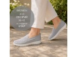 Мокасіни жіночі-BROMEN-33-310 Св.сірі.Ростовка 8 пар.36-41+38+39